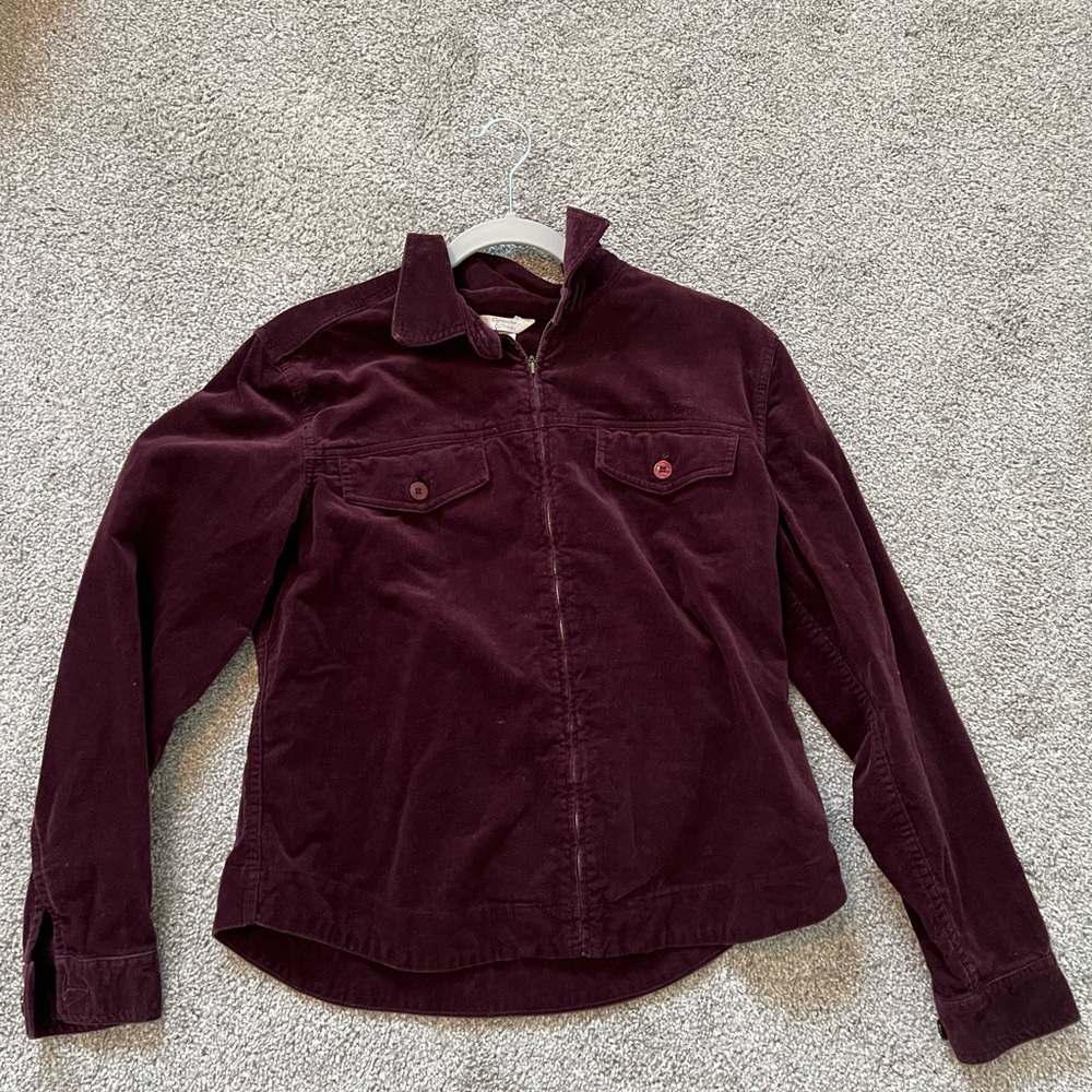 Maroon Corduroy Jacket